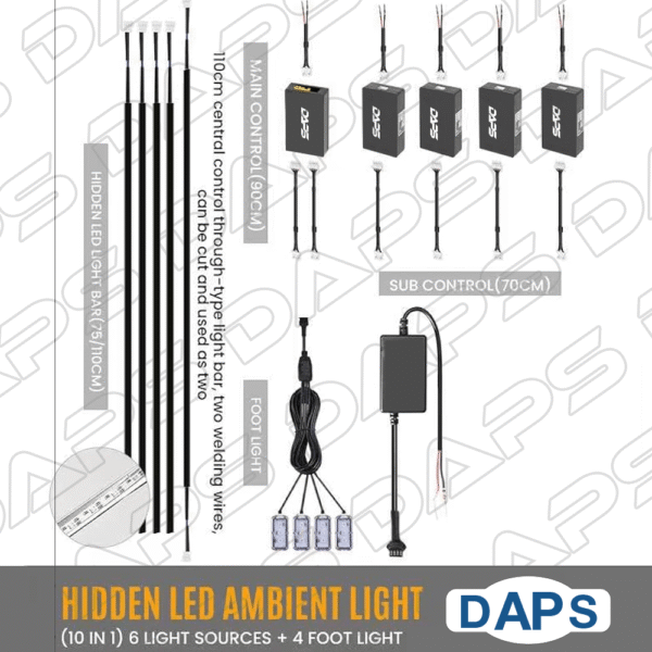 IN BOX OF 10 PIECE AMBIENT LIGHT