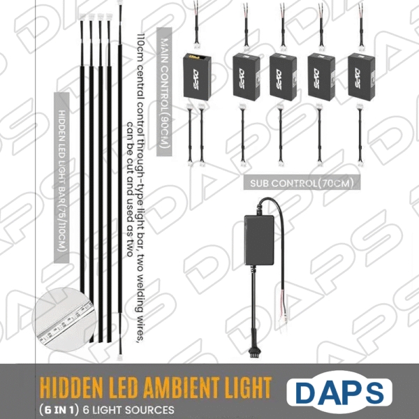 IN BOX OF 10 PIECE AMBIENT LIGHT