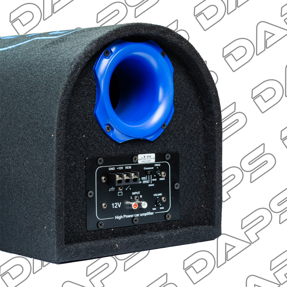 DAPS 8" Bass Tube with Inbuilt Amplifier – D-Shape Design