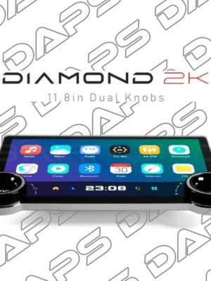 DAPS Diamond 2K 11.5" DSP Android Stereo – LTE SIM, 3D 360° Camera, CarPlay & Android Auto (4GB/64GB)