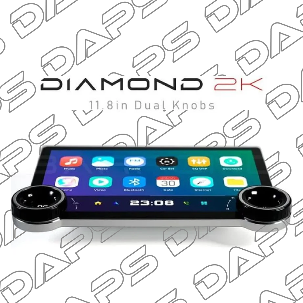 DAPS Diamond 2K 11.5" DSP Android Stereo – LTE SIM, 3D 360° Camera, CarPlay & Android Auto (4GB/64GB)