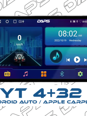 DAPS NOVA Series 3.0 ASP Sound Processor with Apple CarPlay & Android Auto (4GB/32GB)