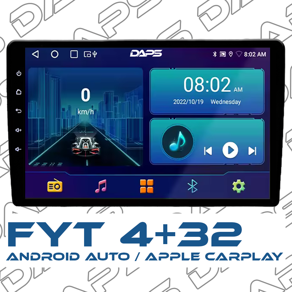 DAPS NOVA Series 3.0 ASP Sound Processor with Apple CarPlay & Android Auto (4GB/32GB)