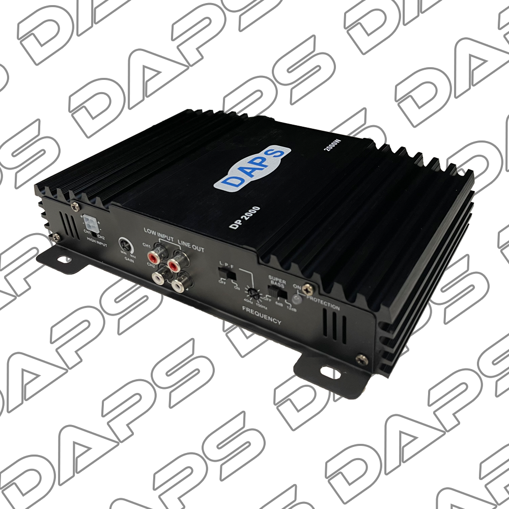 DAPS DP2000 2-Channel 2000W Car Amplifier
