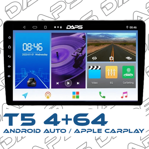 DAPS OCTA Series | DSP Android Stereo | APPLE CARPLAY & ANDROID AUTO | 360° PANORMIC CAMERA SUPPORT (4GB/64GB)