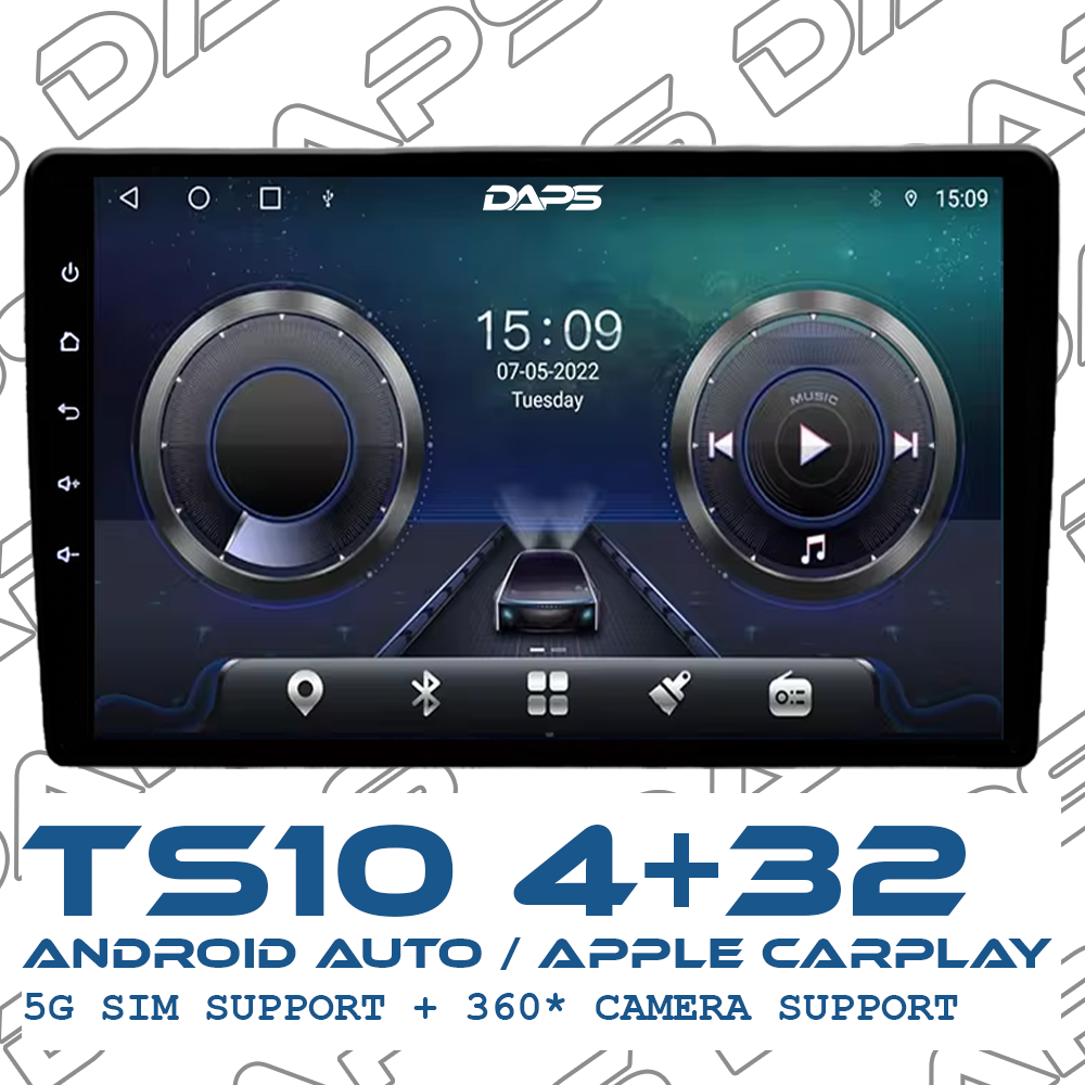 DAPS Mighty Series DSP Android Stereo – LTE SIM, 3D 360° Camera (4GB/32GB)