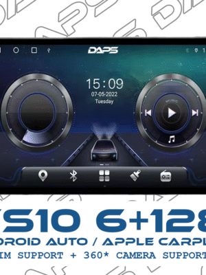 DAPS Mighty Series DSP Android Stereo – LTE SIM, 3D 360° Camera (6GB/128GB)