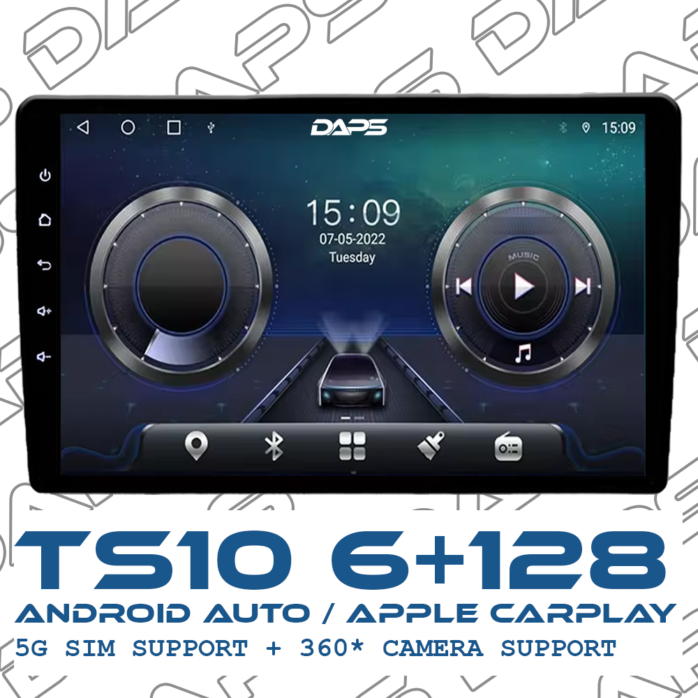 DAPS Mighty Series DSP Android Stereo – LTE SIM, 3D 360° Camera (6GB/128GB)