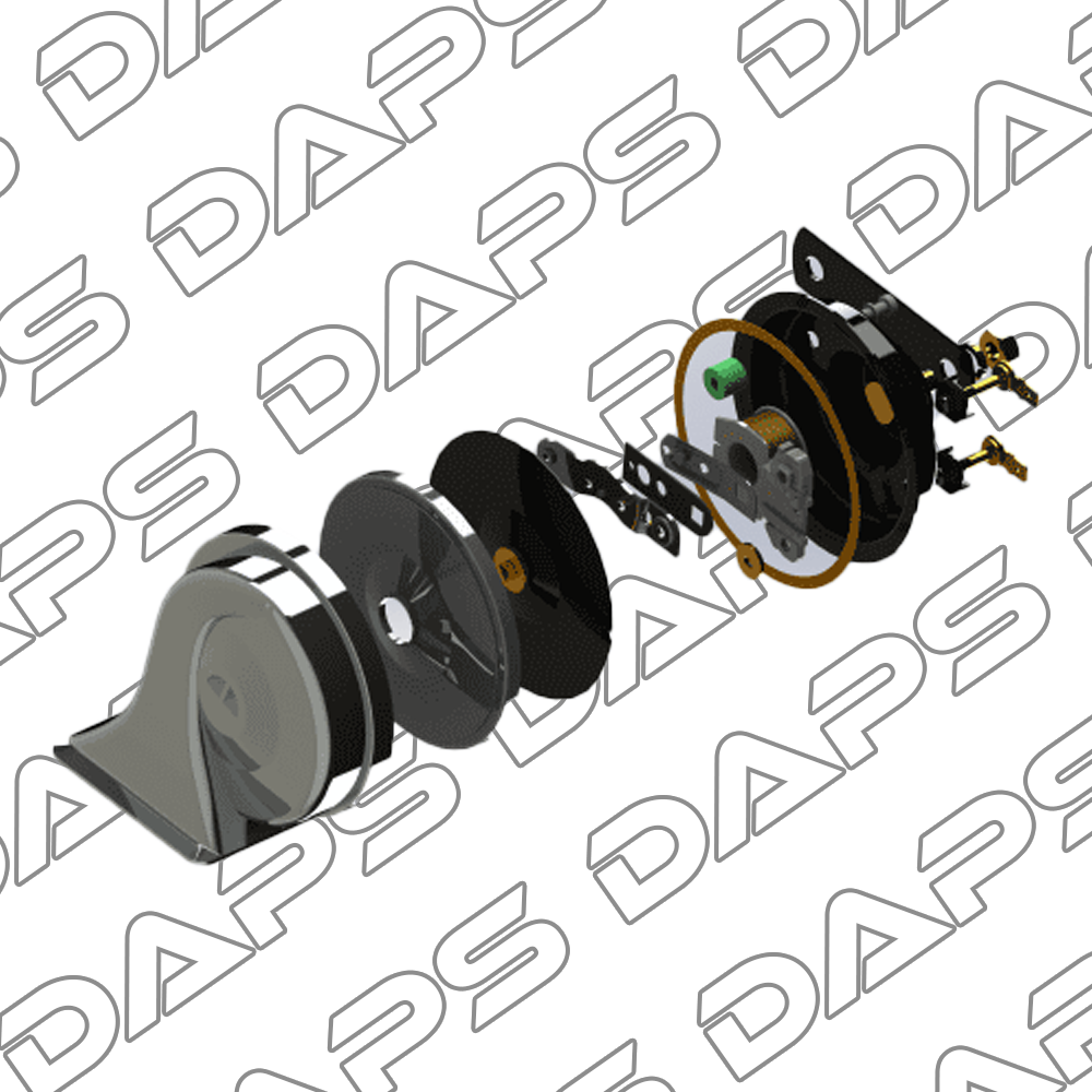 DAPS Symphony Dual Tone Car Horn 500Hz–400Hz